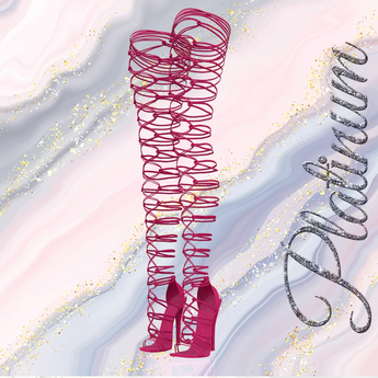 Second Life Marketplace - Pink Strapped Heels
